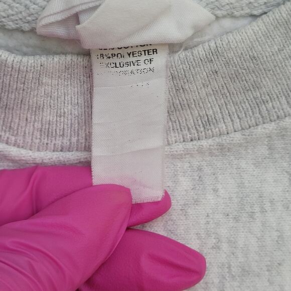 Vintage Stonehill College Sweatshirt Small 19x24 Gray - Picture 7 of 13